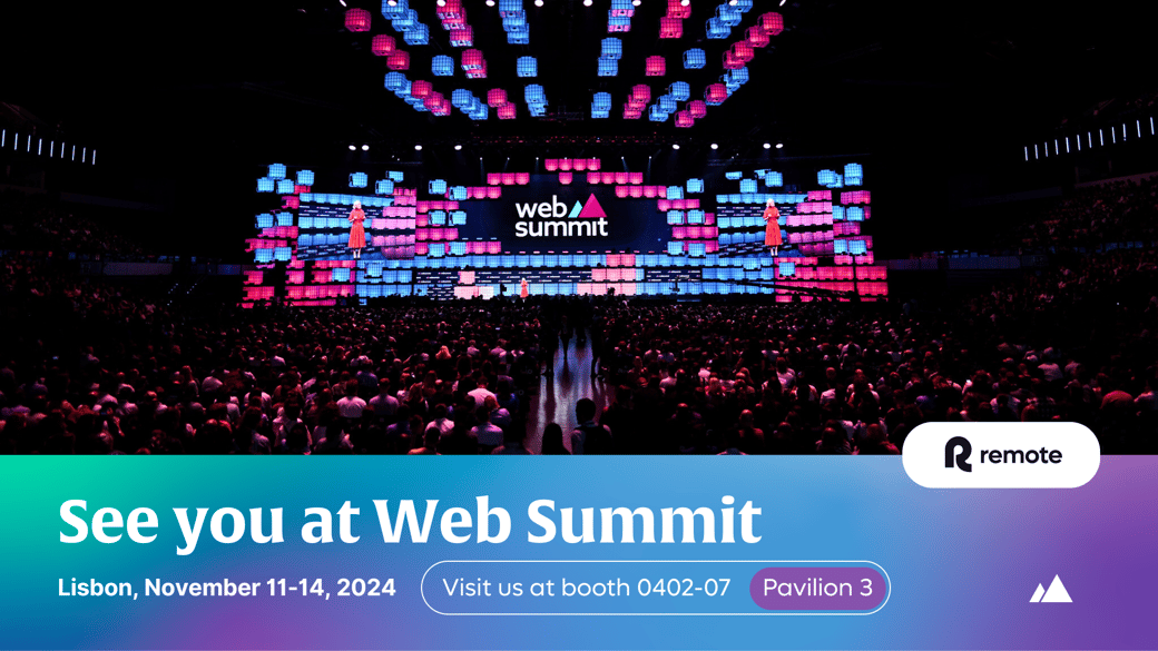 Remote Web Summit Lisbon event banner